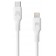 Зарядный кабель ROCKET Flex USB-C/Lightning 1 м оплётка TPE белый