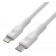 Зарядный кабель ROCKET Flex USB-C/Lightning 1 м оплётка TPE белый