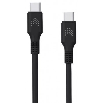 Зарядный кабель ROCKET FLEX USB-C/USB-C 60W 3.0A черный 1м